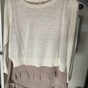 Anthropology sweater top